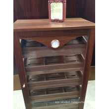 South American Teak Wood Cigar Cabinet